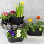 Stylish Set of 3 Hanging Outdoor Planters