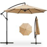 10ft Offset Patio Umbrella with UV Protection