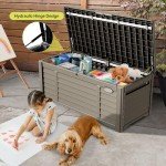 YITAHOME 120 Gallon Waterproof Outdoor Storage Box