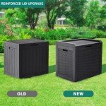 YITAHOME 32 Gallon Outdoor Storage Deck Box