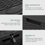 YITAHOME 32 Gallon Outdoor Storage Deck Box