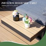 LUXOAK 3-Piece Outdoor Aluminum Sofa Set