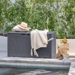 Devoko 97 Gallon Waterproof Outdoor Storage Box