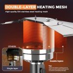 48,000 BTU Propane Patio Heater with Table Design