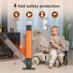 9-Level Outdoor Patio Heater for Garages & Backyards