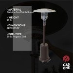 GasOne 50,000 BTU Outdoor Patio Heater