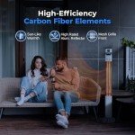 SereneLife 1500W Electric Infrared Patio Heater