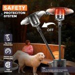 48,000 BTU Propane Patio Heater with Table Design