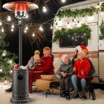 48,000 BTU Propane Patio Heater with Table Design