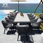 11-Piece All-Weather Patio Dining Set for 10