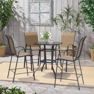 5-Piece All-Weather Patio Bistro Set