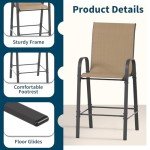 5-Piece All-Weather Patio Bistro Set