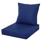 Navy Deep Seat Outdoor Chair Cushion Set