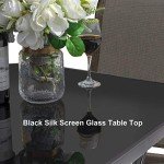 NUU Garden 5-Piece Swivel Bar Set - Black/Brown