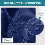 Navy Deep Seat Outdoor Chair Cushion Set