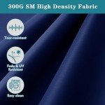 Navy Deep Seat Outdoor Chair Cushion Set