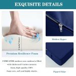 Navy Deep Seat Outdoor Chair Cushion Set