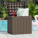 Greesum Weatherproof 31-Gallon Outdoor Storage Box