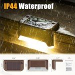16 Pack Solar Deck Lights for Outdoor Spaces