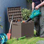 Greesum Weatherproof 31-Gallon Outdoor Storage Box
