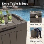 Greesum Weatherproof 31-Gallon Outdoor Storage Box