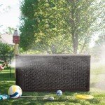 Greesum 100 Gallon Resin Patio Storage Box