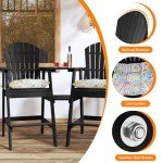 Tall Adirondack Chairs Set with Pub Table