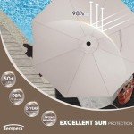 9ft Patio Market Umbrella with Tilt & Crank
