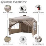 OUTFINE 10x10' Pop-Up Patio Canopy Tent