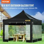 VEVOR 10x10 FT Pop Up Canopy Tent