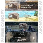 OUTFINE 10x10' Pop-Up Patio Canopy Tent