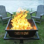 43" Square Outdoor Wood-Burning Fire Pit
