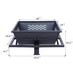 43" Square Outdoor Wood-Burning Fire Pit