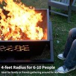 43" Square Outdoor Wood-Burning Fire Pit