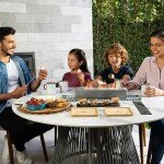 Large Rectangle Tabletop Fire Pit - Portable Fireplace