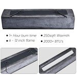 Large Rectangle Tabletop Fire Pit - Portable Fireplace