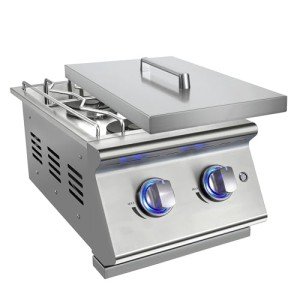 Outdoor Kitchen Double Side Burners - 30,000 BTU