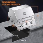 Hygrill Premium 3-Burner Stainless Steel Outdoor Grill