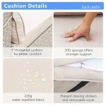 Beige 7-Piece Outdoor Wicker Furniture Set