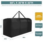 Extra Large Waterproof Outdoor Cushion Storage Bag