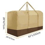 Extra Large Waterproof Patio Cushion Storage Bag