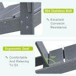 Adirondack Chair Set of 2 with Table