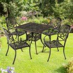 VINGLI Stackable Outdoor Dining Chairs Set of 4