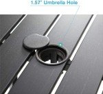 MFSTUDIO 36” Outdoor Counter Height Bar Table