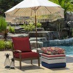 Ruby Red Outdoor Deep Seat Cushion Set