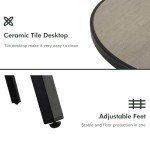 Outdoor 35.5” Round Counter Height Bar Table