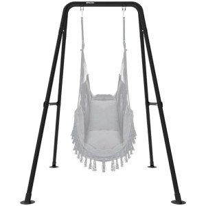 Heavy Duty Hammock Chair Stand - 330lbs Capacity