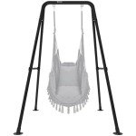 Heavy Duty Hammock Chair Stand - 330lbs Capacity