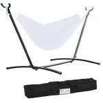 Portable 9ft Heavy Duty Hammock Stand for Two