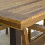 Spanish Bay Acacia Wood Outdoor Dining Table